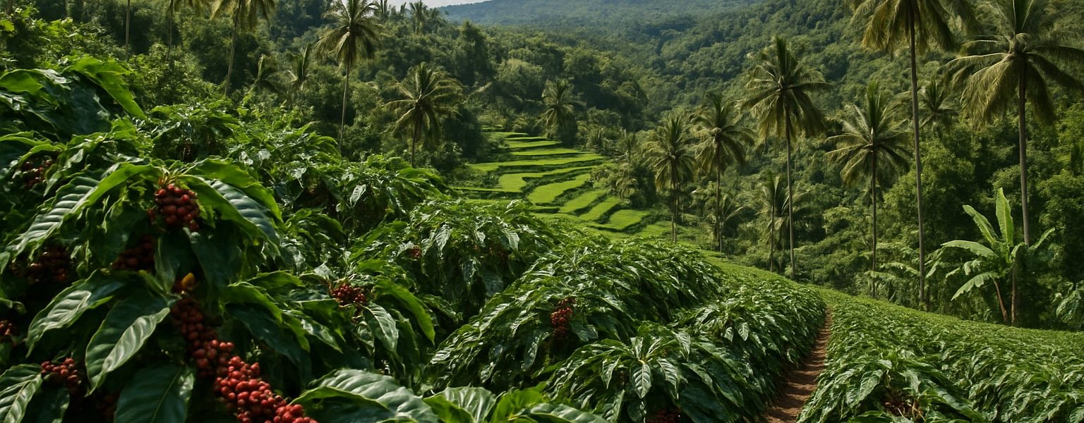 Coffee plantations in Bali