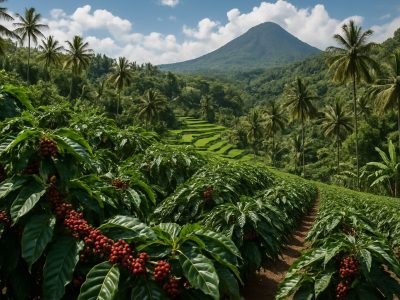 Coffee plantations in Bali