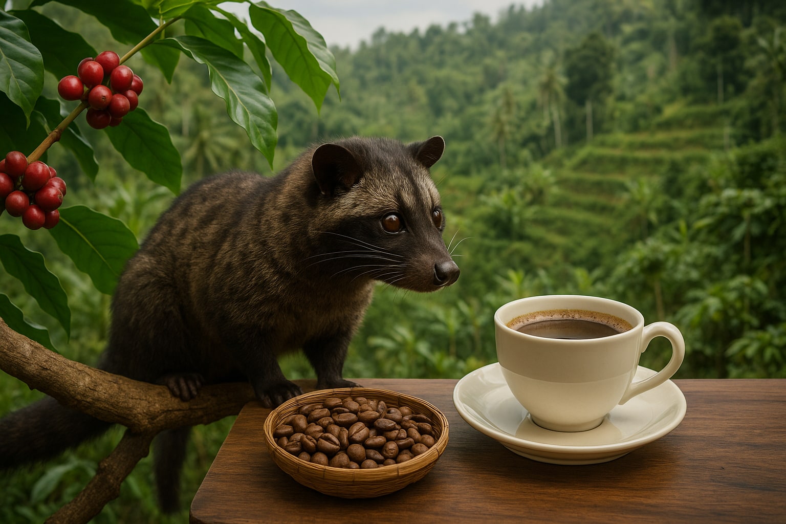 Coffee plantations in Bali