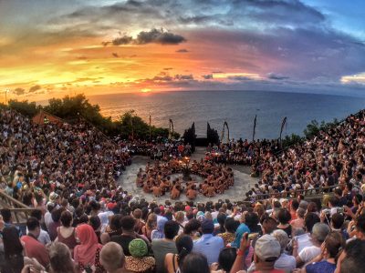 Kecak Dance Bali Car rental with driver