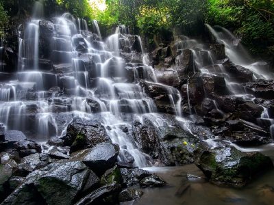 kanto lampo waterfall Bali car rental with driver