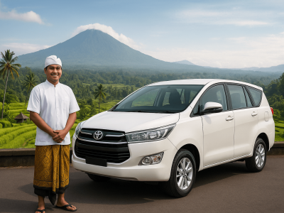 How much does it cost to rent a car with a driver in Bali per day